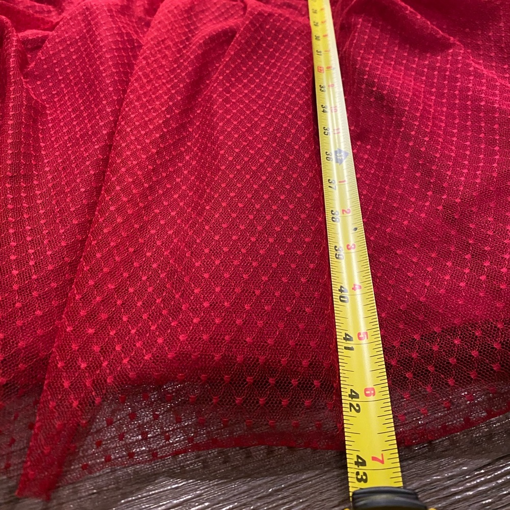 3 for $50✨ Red tulle dress - Picture 8 of 9